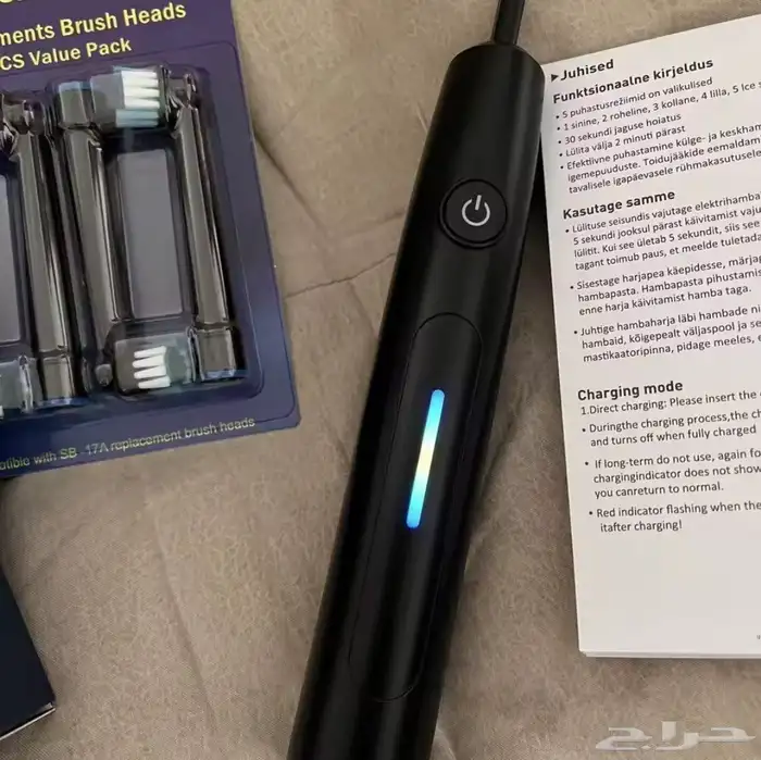 فرشاة أسنان كهربائيه مع رؤوس إضافية 4