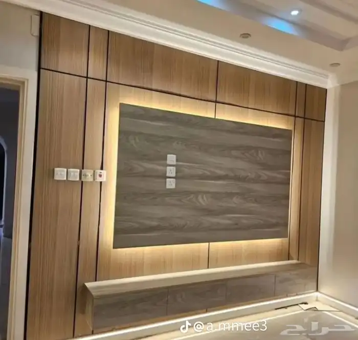 ديكورات داخليه واجهه شاشه شيبورد 2