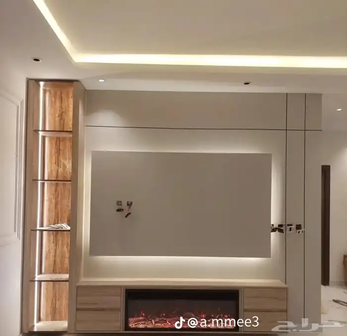 ديكورات داخليه واجهه شاشه شيبورد 1