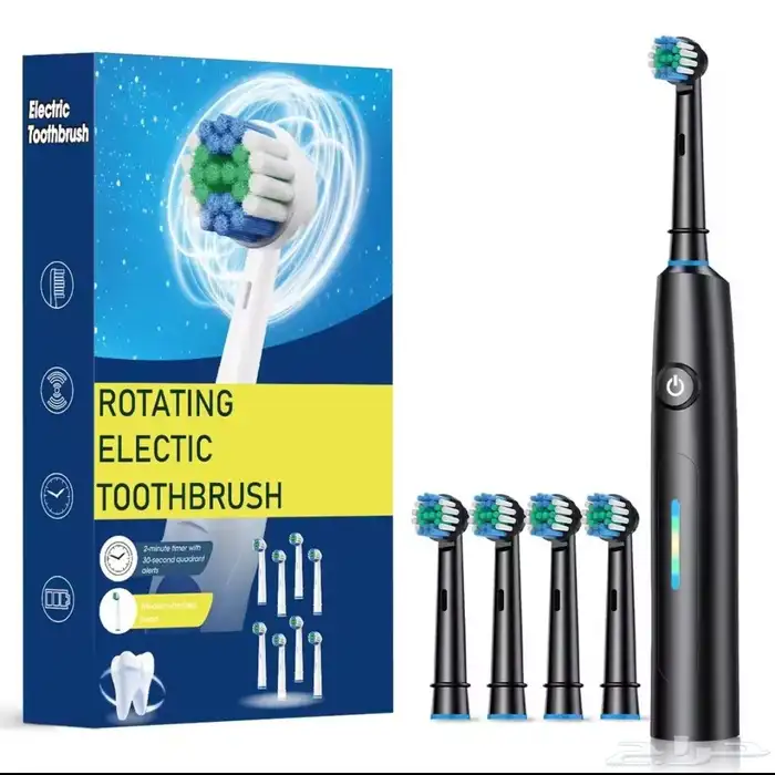 فرشاة أسنان كهربائيه مع رؤوس إضافية 2