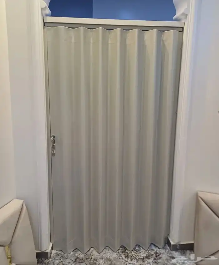 باب ابواب سحب سحاب سحابة جلد وبلاستيك كورديون 8