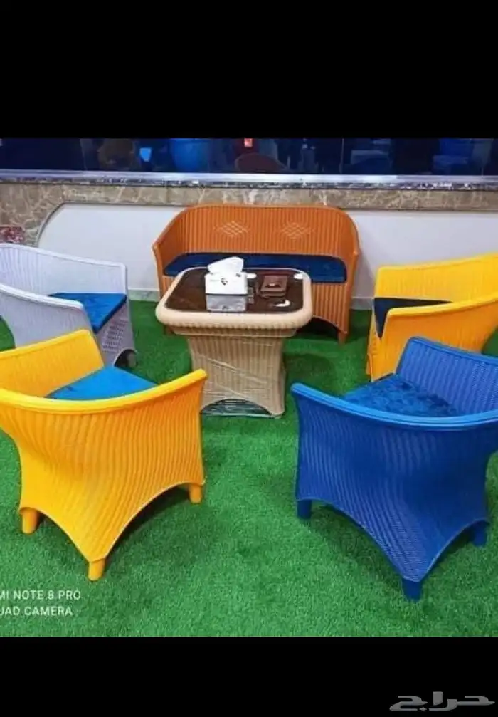 كرسي بلاستيك ضد الكسر والماء 7