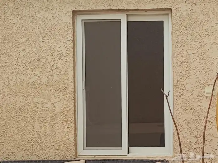 شباك المنيوم ابيض 0