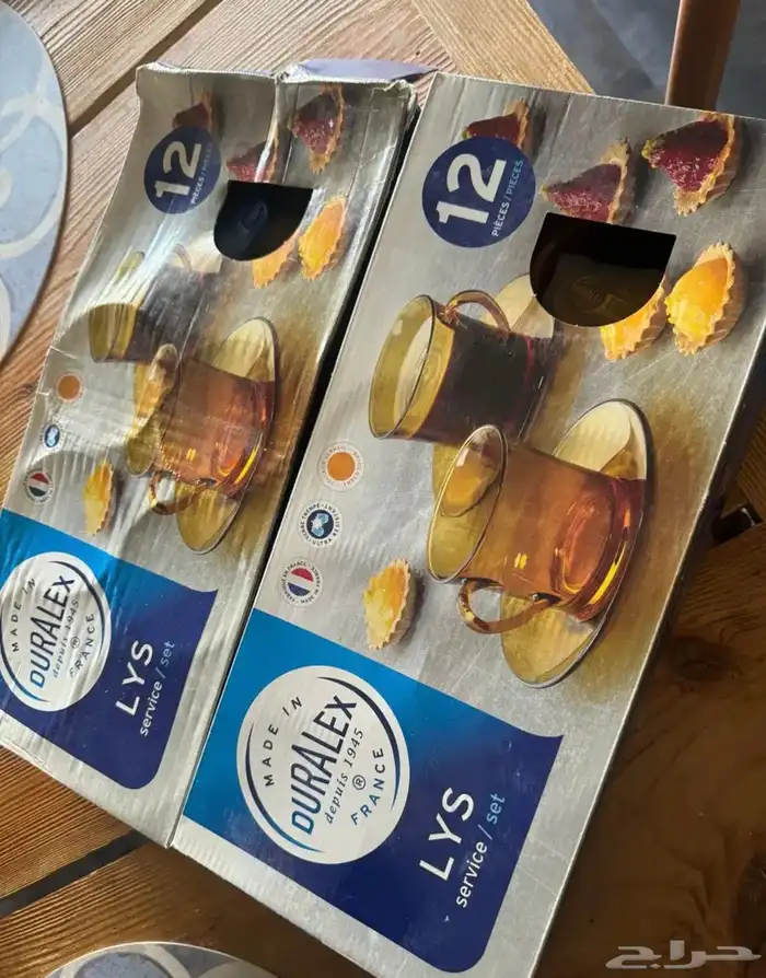 صحون فرنسي واكواب 2