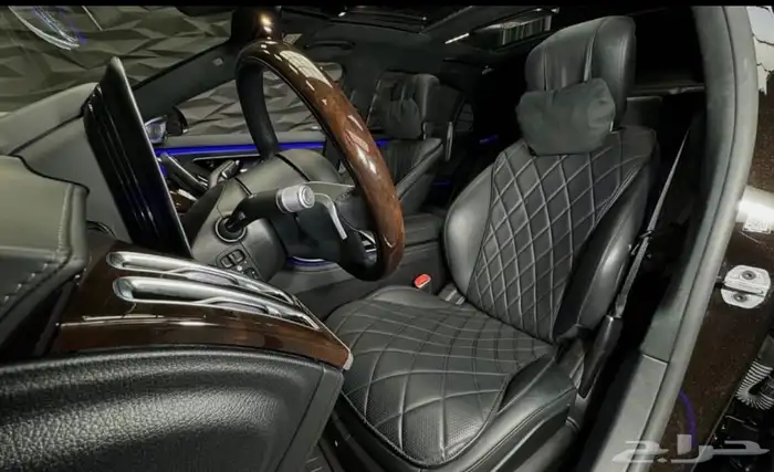 مرسيدس S 580 موديل 2021 اللون الأسود الملكي 19