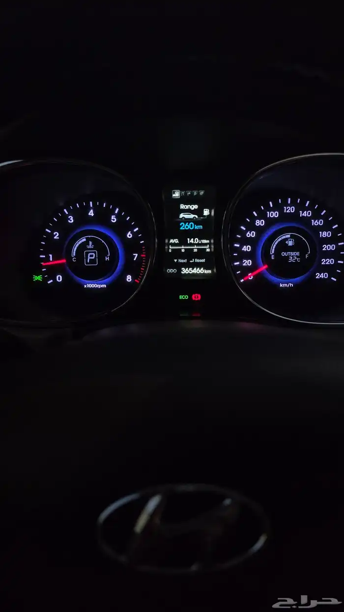 العلا سيارة هيونداي جراند سنتافي 2015 دبل 6سلندر 7