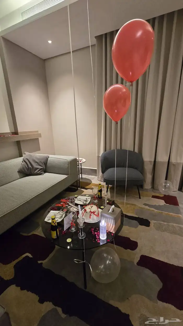 تزيين تنسيق غرف نوم عرسان ذكرى زواج فنادق ابها خميس مشيط 8