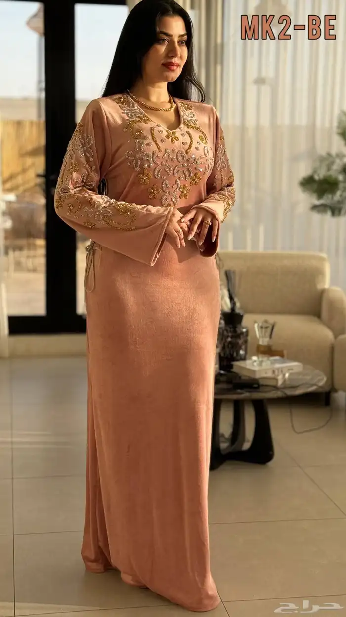 جلابيات مخمل لشتويه دافئه 12