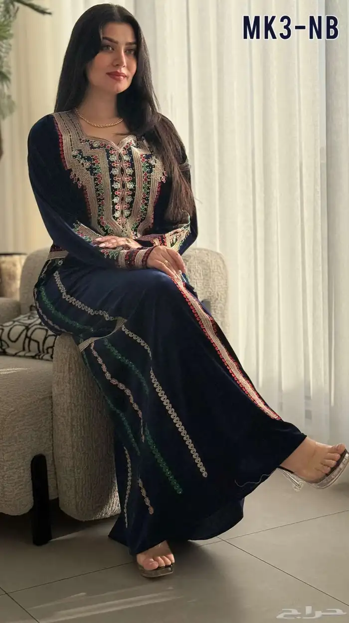 جلابيات مخمل لشتويه دافئه 7