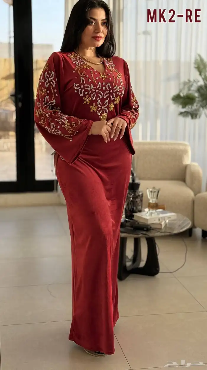 جلابيات مخمل لشتويه دافئه 14