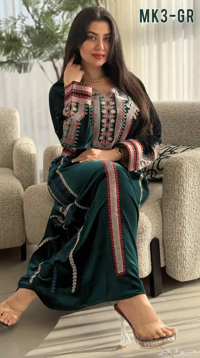 جلابيات مخمل لشتويه دافئه 5