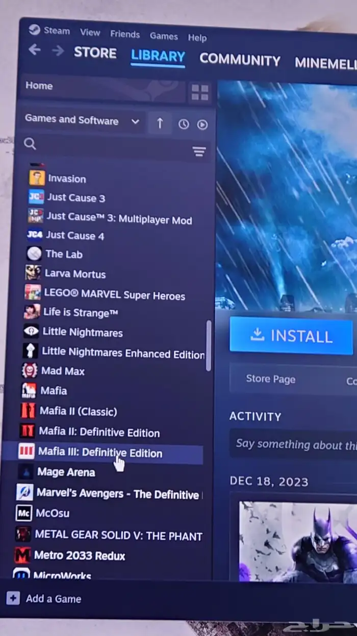 حساب روكيت ليق ستيم والعاب اخرى 5