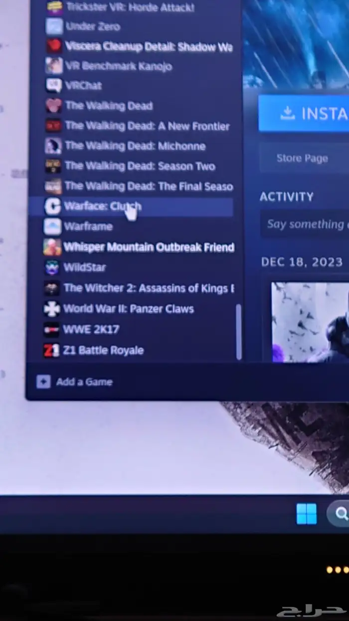 حساب روكيت ليق ستيم والعاب اخرى 1