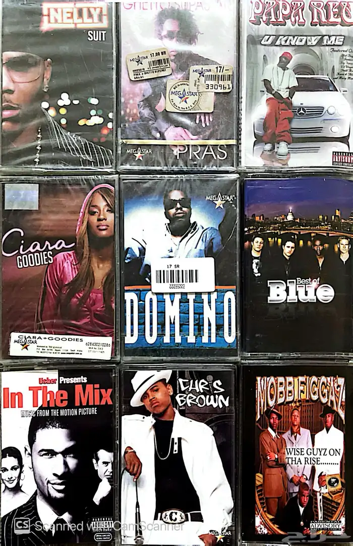 كاسيتات اجنبية اصليه 0