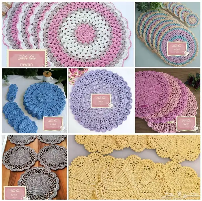 هدايا مواليد فستان كروشيه اعمال يدويه 7