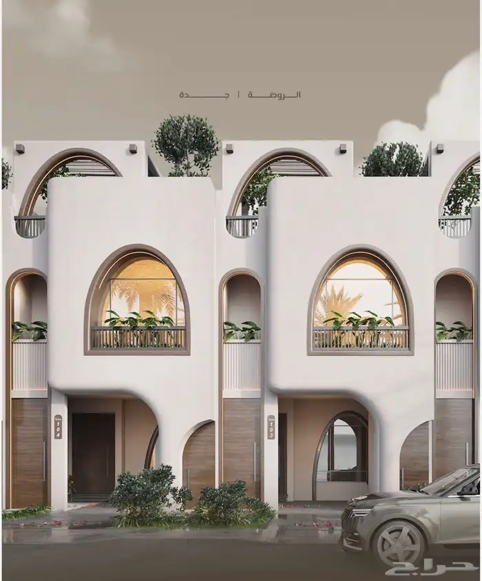 فلل تاون هاوس للبيع على الخارطة جدة حي الروضة 0