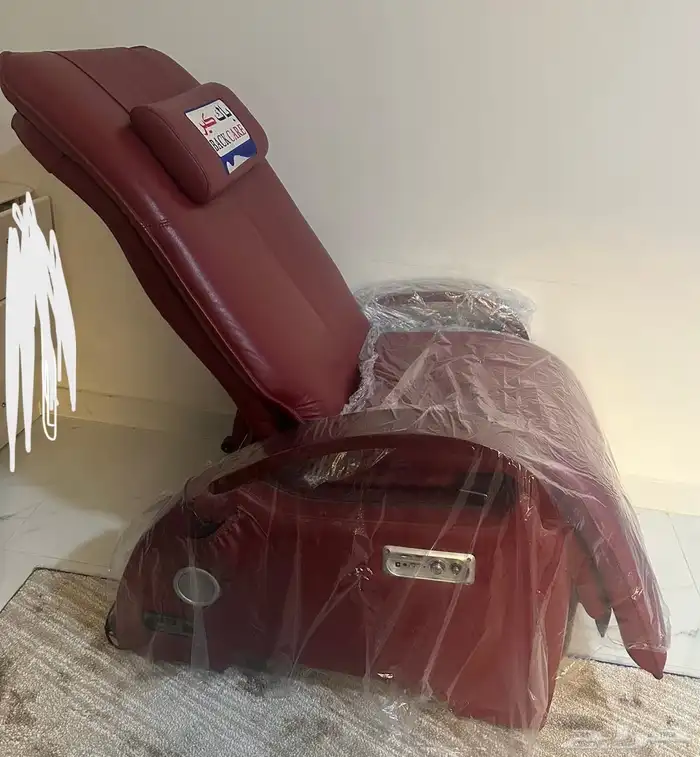 كرسي مساج فاخر جديد استخدام مره لتجربه فقط بقراطيسه 0