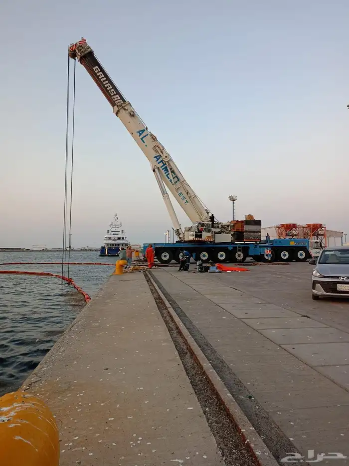 تأجير كرينات من7طن الي 500 750 1200طن فوركلفت جميع المقاسات 3