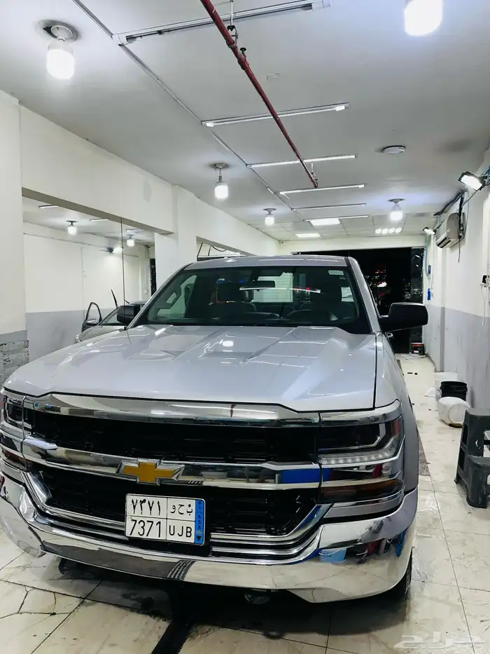 سلفرادو 2017 رصاصي 6 سلندر بدون دبل 6