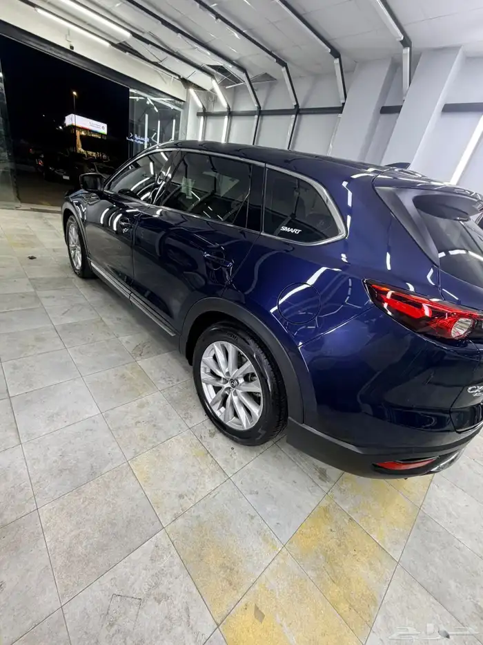 مازدا CX9 2021 سقنتشر ماشي 225 الف اللون كحلي 2