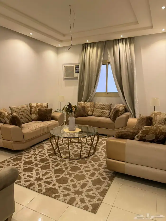 للإيجار شقه موثثه حي المنار 6