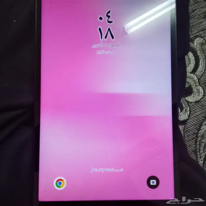 ايباد سامسونج 128.g بكرتونه الجهاز جديد استخدم شهر فقط 0