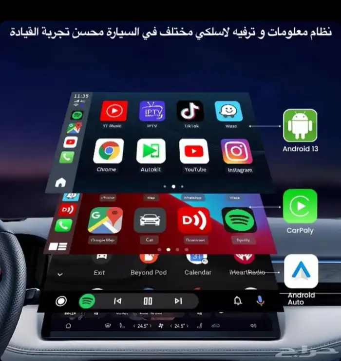 للبيع قطعه تحويل شاشه السيارة الى نظام أندرويد Carlinkit 6