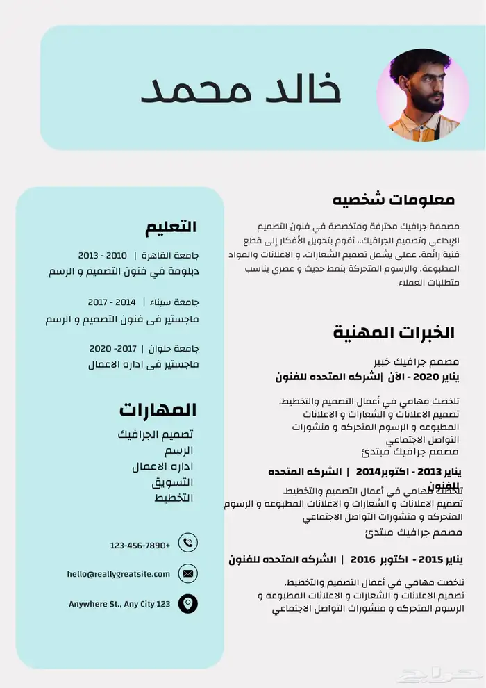 سيرة ذاتية cv 0