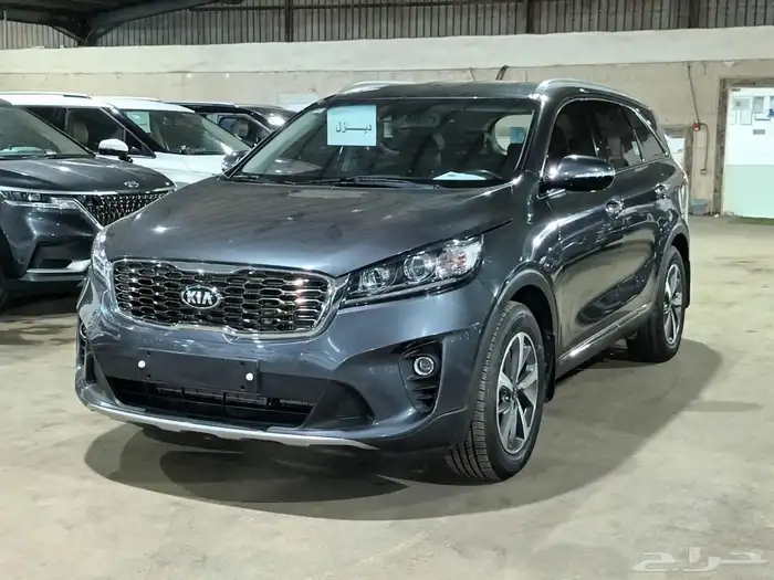 كيا سورنتو رصاصى 2020 ديزل بطاقة جمركية وارد كوريا 1
