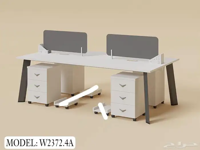 وحدة عمل مزدوجة تجمع بين البساطة والجمال بأحجام مختلفة 0