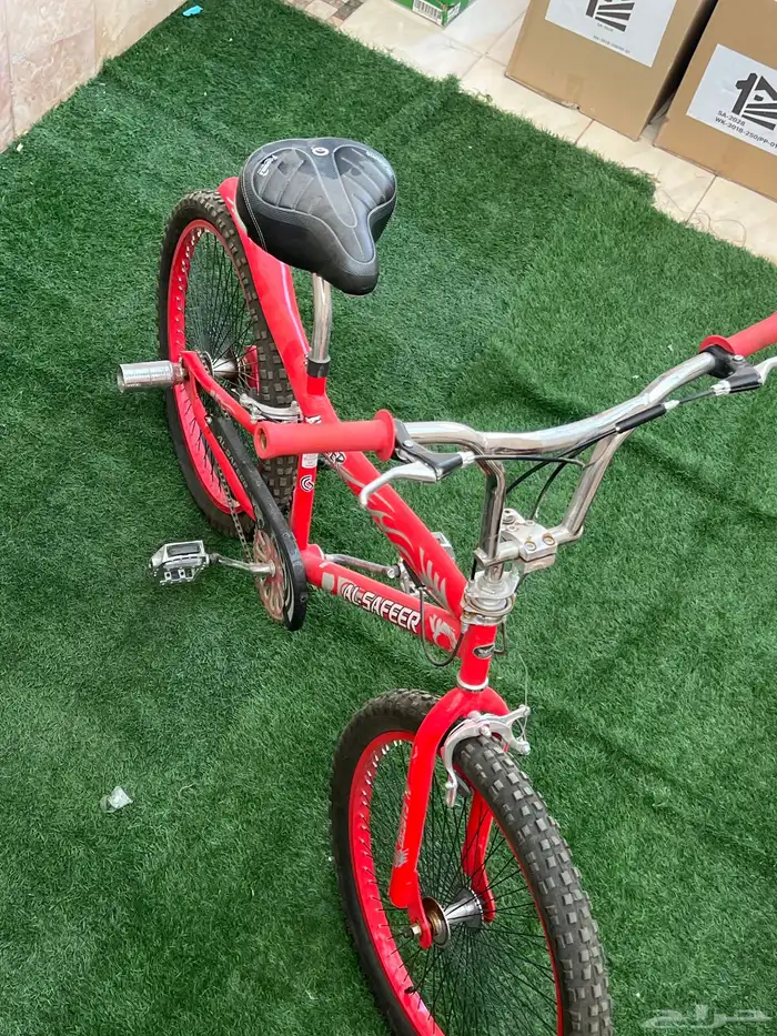 سيكل كوبرا مقاس 24 اللون الأحمر 3