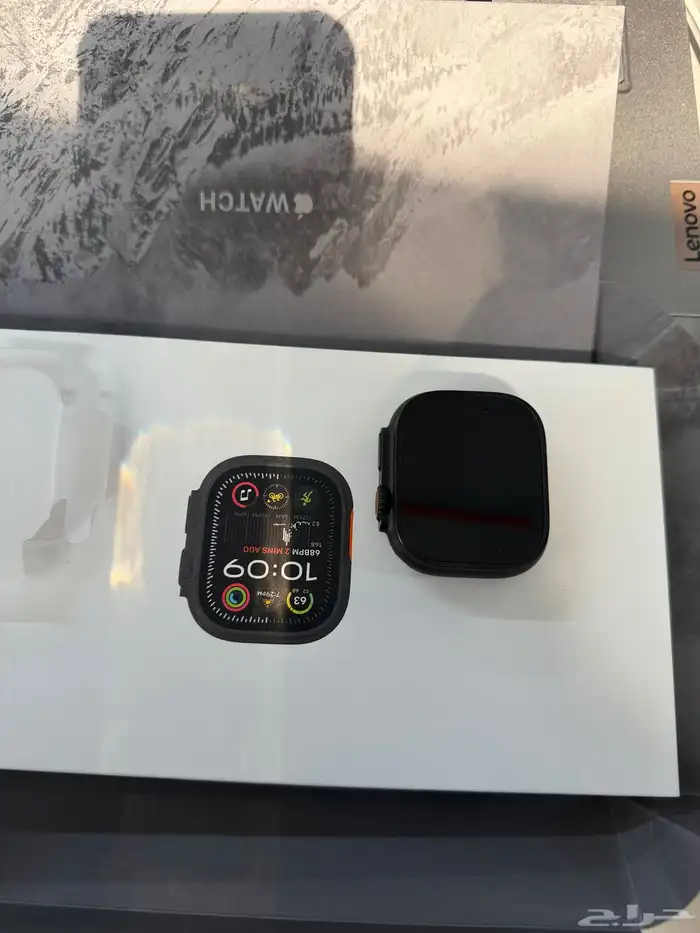 ساعة ابل الترا 2 الاصدار الأسود 4