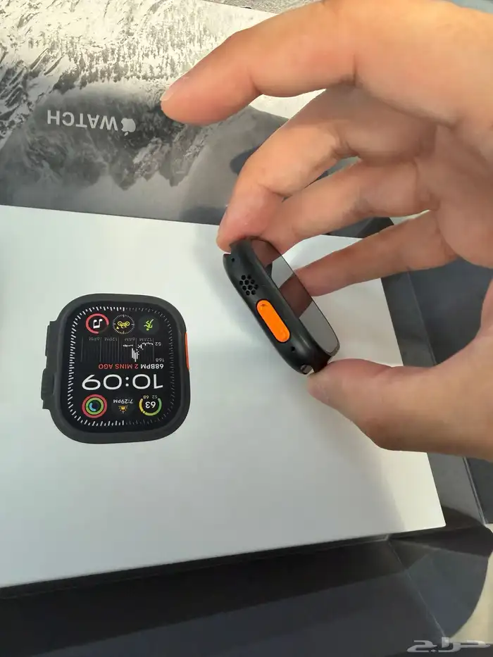 ساعة ابل الترا 2 الاصدار الأسود 6