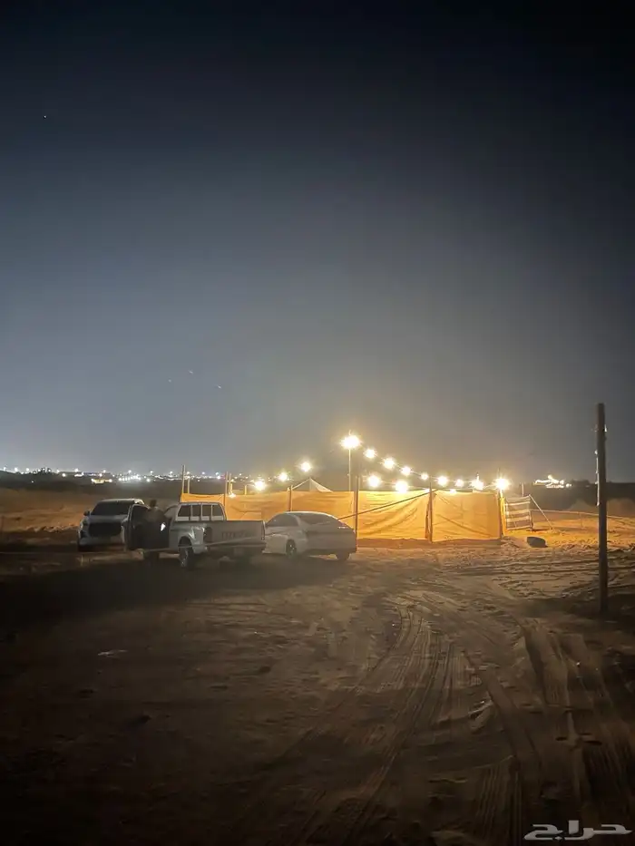 مخيم للإيجار اليومي والشهري على طريق الجراد 1