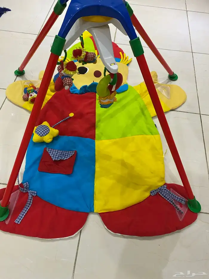 baby playing mat and fan 0