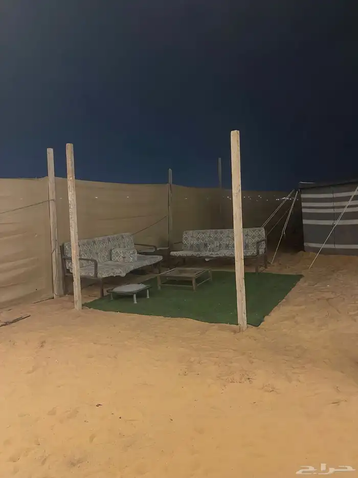 مخيم للإيجار اليومي والشهري على طريق الجراد 6