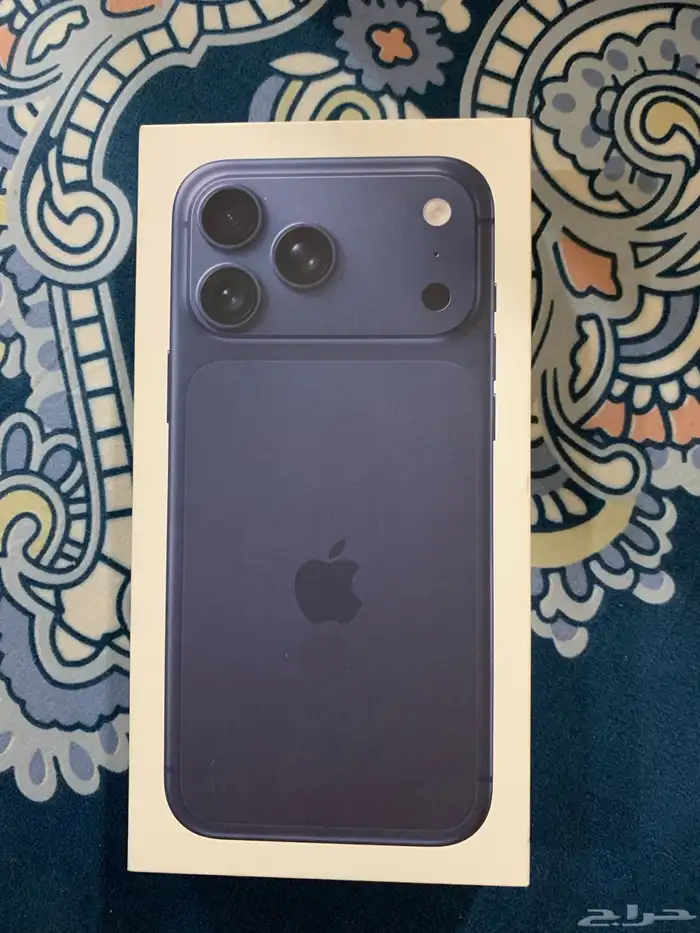 آيفون 17 برو ماكس جديد 256 ألون كحلي مافتح جديد 0