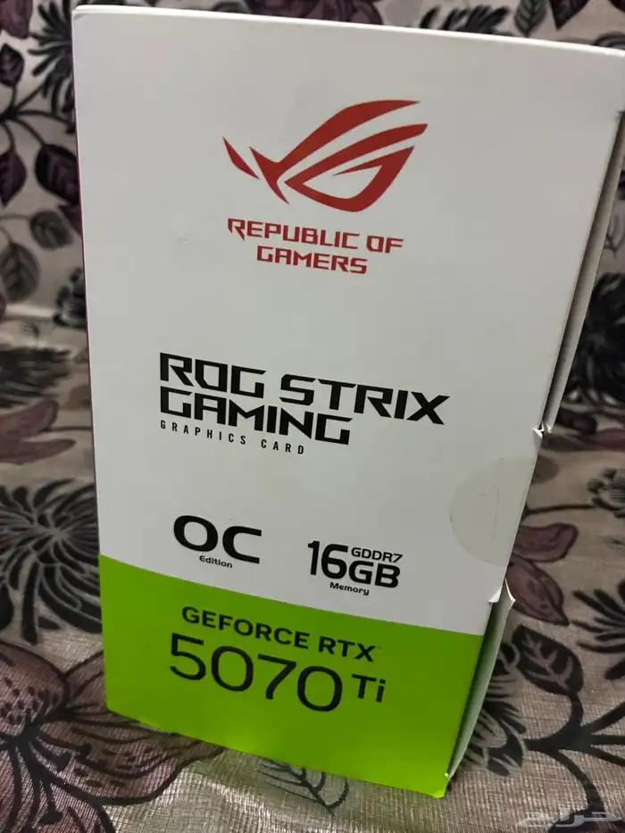 كارت شاشه جديد غير مستخدم 5070Ti حجم 16جيجا 4