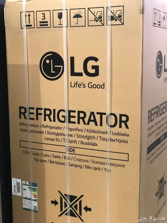 ثلاجه ال جي كوري جديده لون ابيض 6