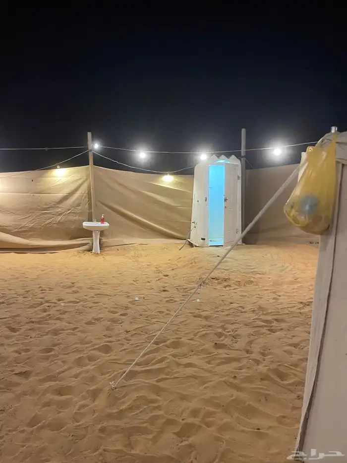 مخيم للإيجار اليومي والشهري على طريق الجراد 4