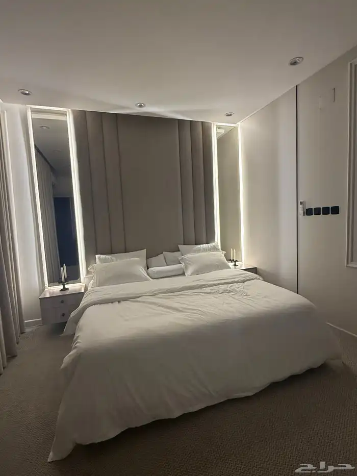 شقة غرفه وصاله جديده مودرن مؤثثه موقع مميز 8