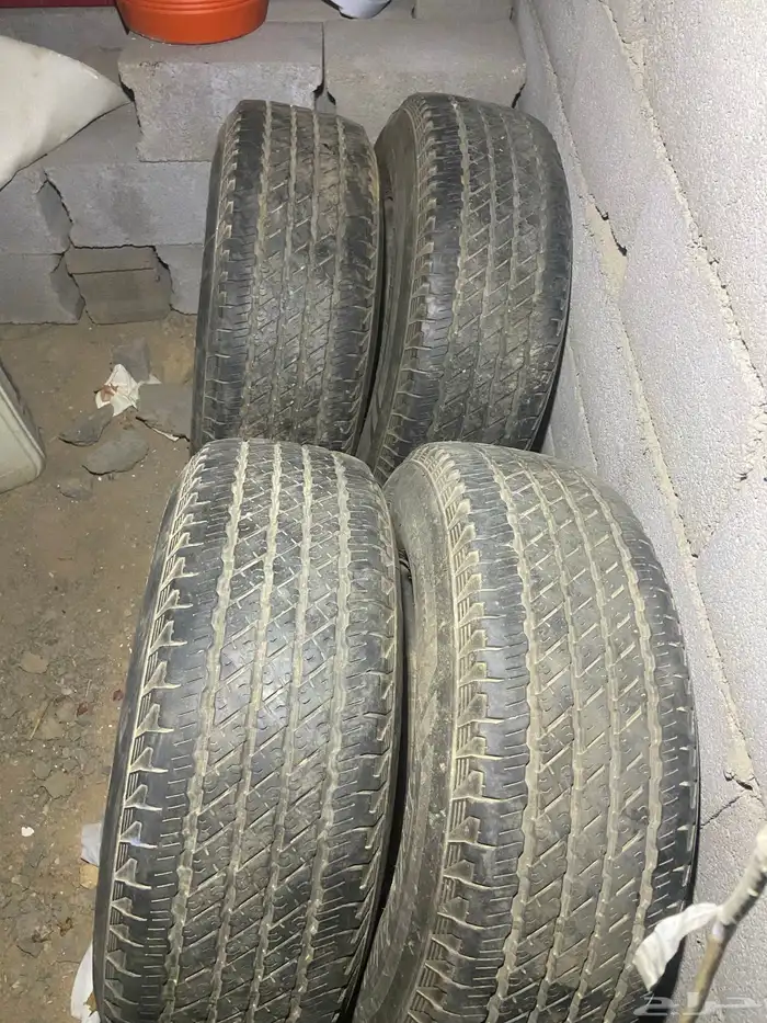 4 جنوط بكفراتها للبيع 2