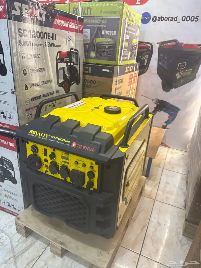 مولدات كهرب من شركات عالميه بنص سعر السوق 10