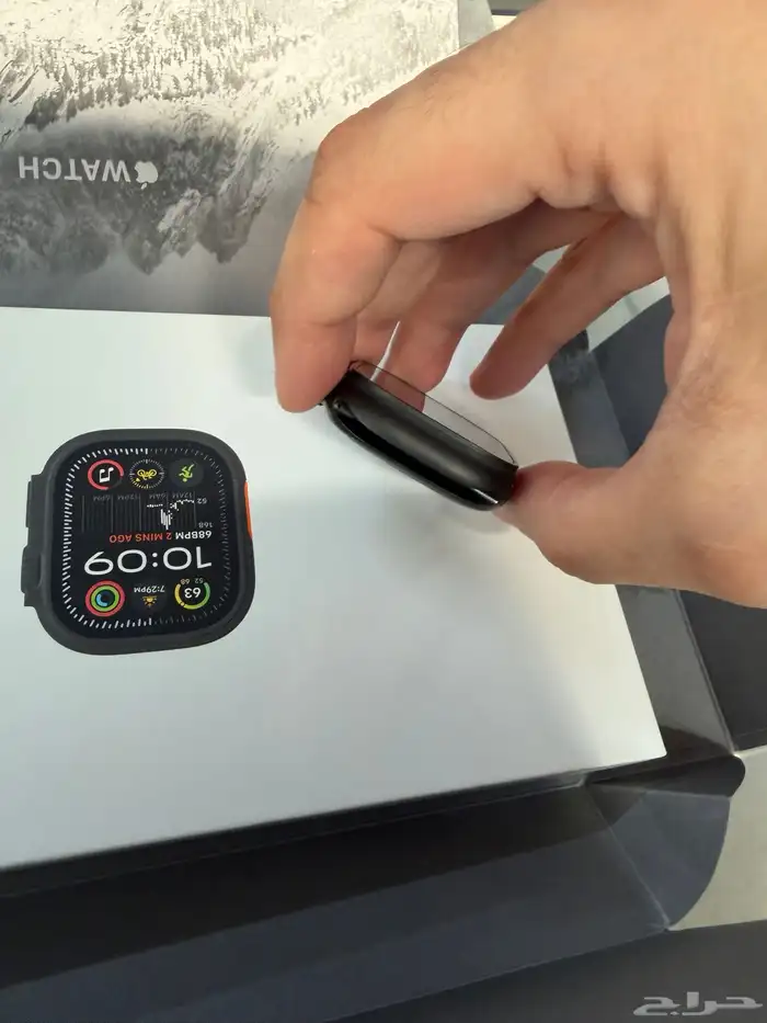 ساعة ابل الترا 2 الاصدار الأسود 8