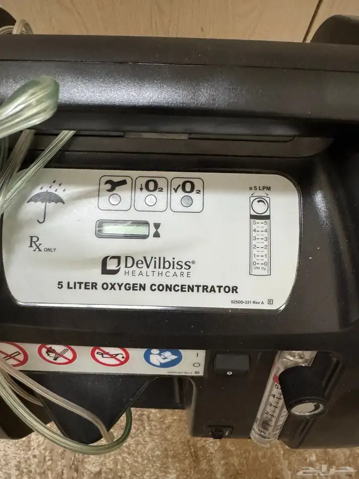 جهاز اكسجين خمسه لتر شبه جديد للبيع 0