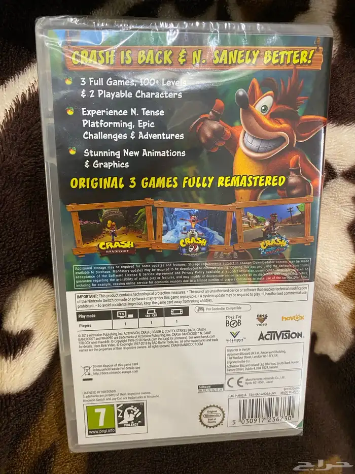 crash n sane trilogy switch ثلاثية كراش سويتش 1