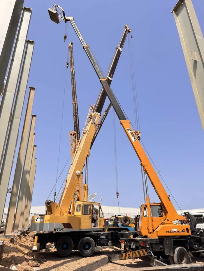 كرين _ بسكت _مان لفت _ رافعه شوكيه جندوله ايجار يومي وشهري 1