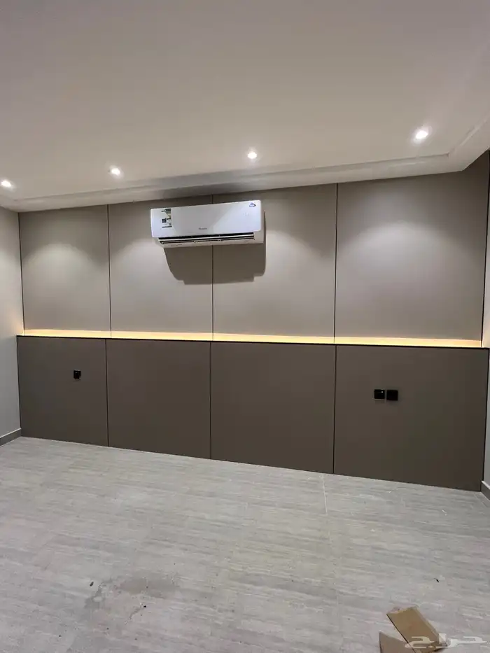 من أعمالي في الدمام خلفيه شاشه مع خلفيه سرير بديل شيبورد 3