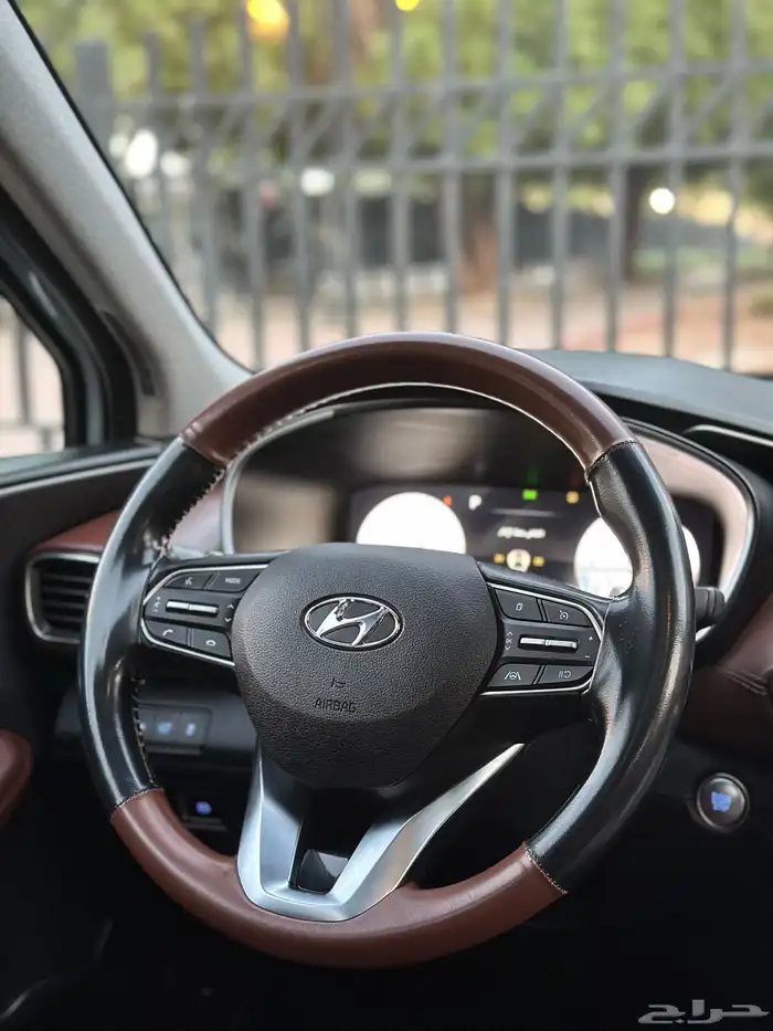 هونداي سنتافي موديل 2021 سعودي فل كامل اعلئ فئة 7 مقاعد 23