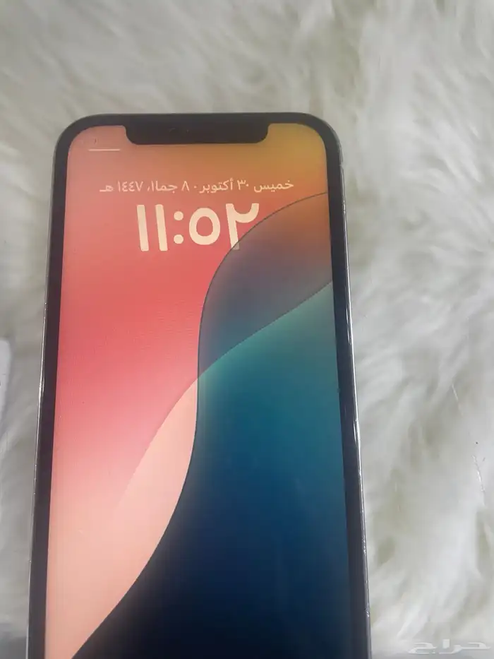 ايفون 12 برو قيقا 256 بطارية 78 اللون ابيض 1